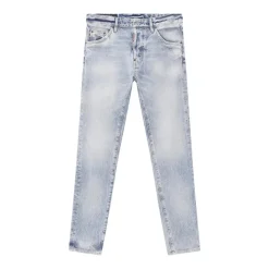 Dsquared2 Regular-Fit Jeans Teddy blau Straight Leg Jeans