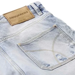 Dsquared2 Regular-Fit Jeans Teddy blau Straight Leg Jeans