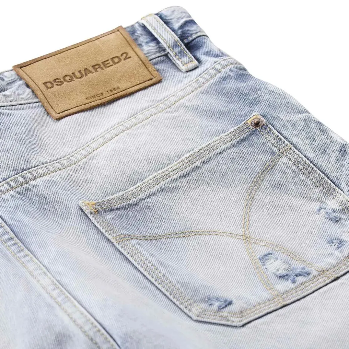 Dsquared2 Regular-Fit Jeans Teddy blau Straight Leg Jeans