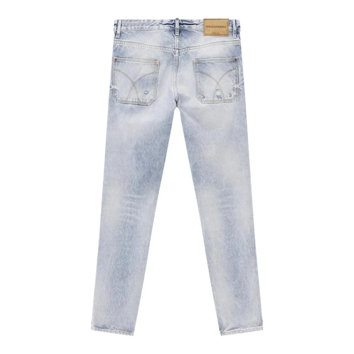 Dsquared2 Regular-Fit Jeans Teddy blau Straight Leg Jeans