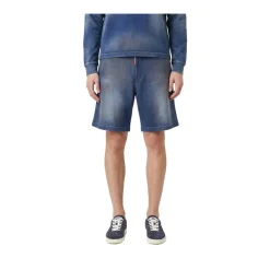 Dsquared2 Shorts in Denim-Style blau Jeansshorts