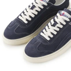 Dsquared2 Sneaker aus Veloursleder blau Schnürschuhe