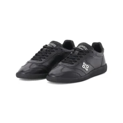 Dsquared2 Sneaker Rebels aus Leder schwarz Schnürschuhe