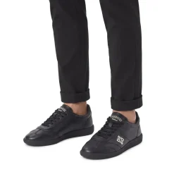 Dsquared2 Sneaker Rebels aus Leder schwarz Schnürschuhe