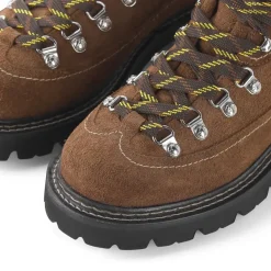 Dsquared2 Stiefel Canadian aus Wildleder braun Schnürstiefel