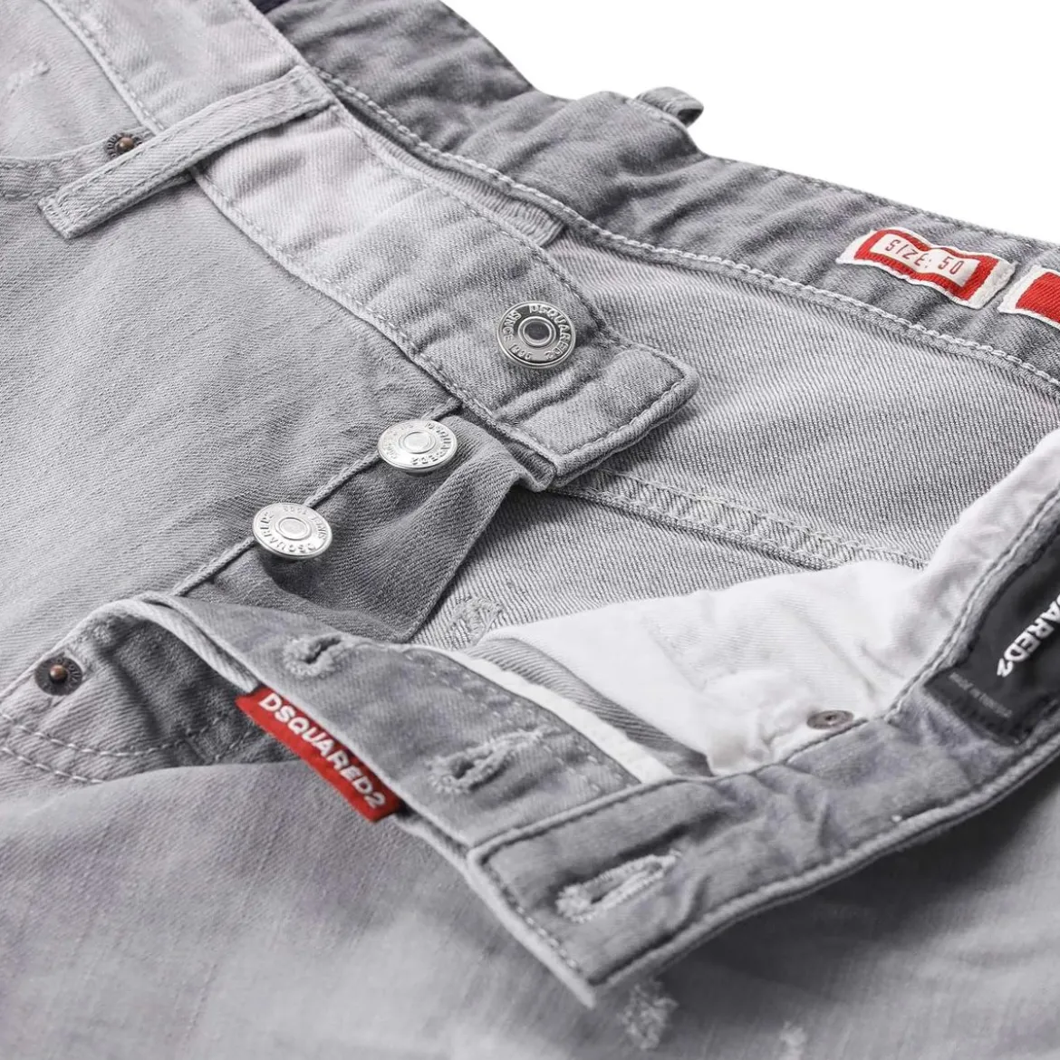 Dsquared2 Straight-Fit Jeans Skater grau Jeans