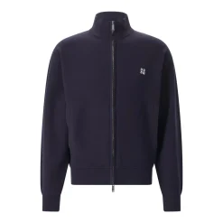 Dsquared2 Strickjacke mit Logo blau Strickjacke