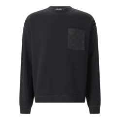 Dsquared2 Sweatshirt aus Baumwolle schwarz