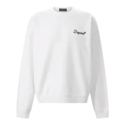 Dsquared2 Sweatshirt mit Logo-Stickerei weiß Sweatshirt
