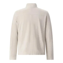 Eleventy Jacke aus Veloursleder beige Lederjacke