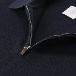 Eleventy Poloshirt aus Baumwolle blau Poloshirt