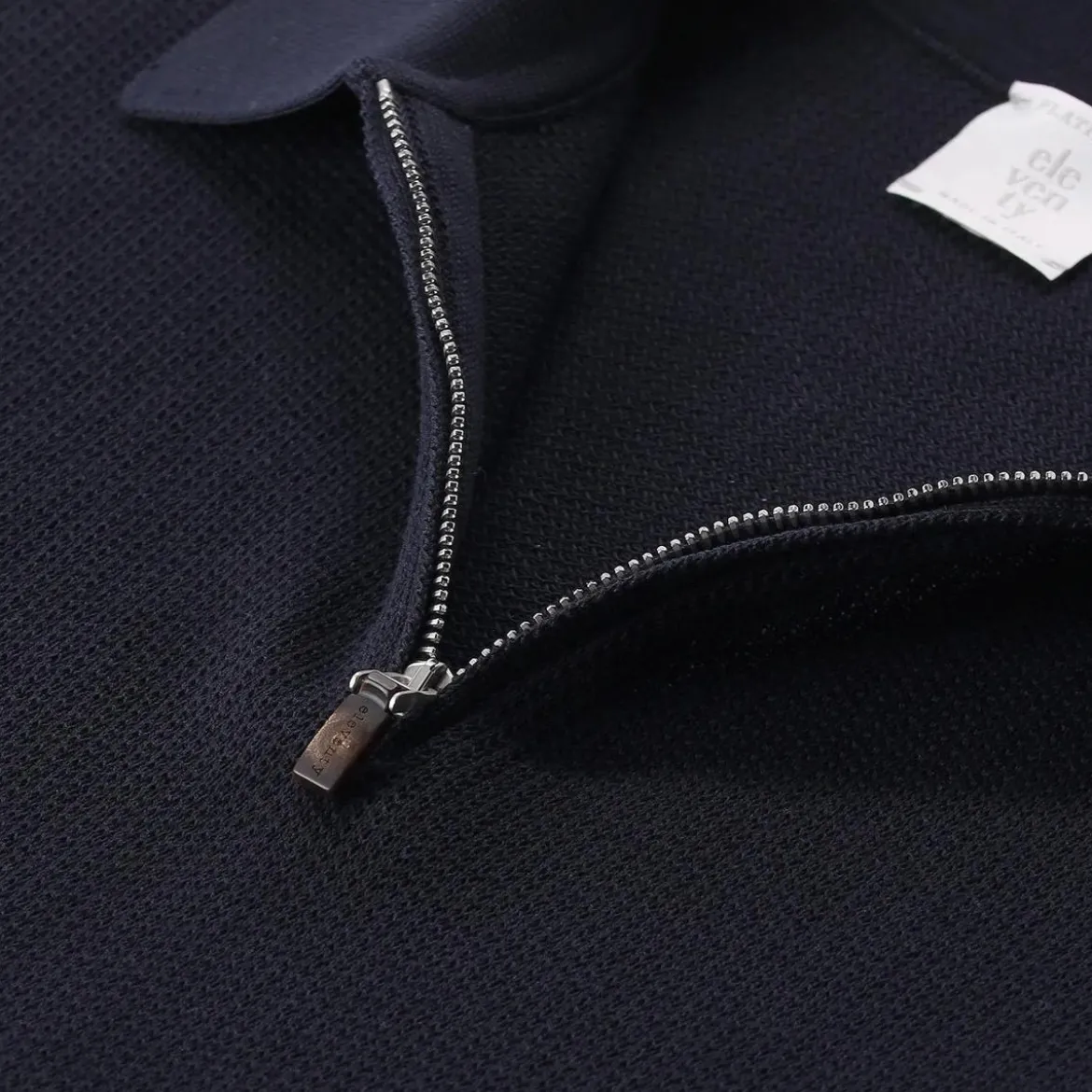 Eleventy Poloshirt aus Baumwolle blau Poloshirt