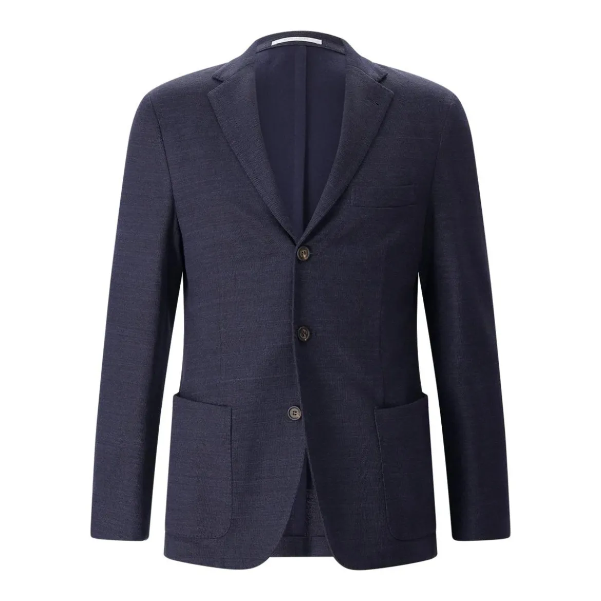 Eleventy Sakko aus Baumwollmix blau Anzugjacke