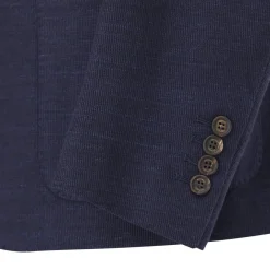 Eleventy Sakko aus Baumwollmix blau Anzugjacke