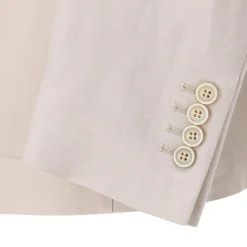 Eleventy Sakko aus Leinenmix beige Anzugjacke