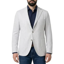 Eleventy Sakko mit Muster grau Anzugjacke
