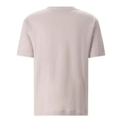 Eleventy T-Shirt aus Leinen blau T-Shirt