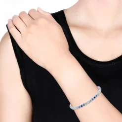 Elli Armband Multi-Color 925 Silber, mit Kristallen von silber Armband