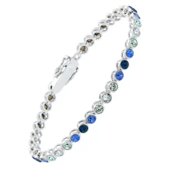 Elli Armband Multi-Color 925 Silber, mit Kristallen von silber Armband