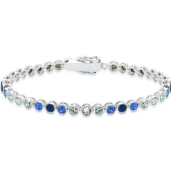 Elli Armband Multi-Color 925 Silber, mit Kristallen von silber Armband