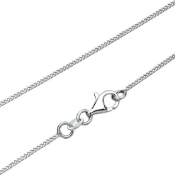 Elli Halskette Herz Ewigkeit Diamant (0.045 ct.) 925 Si silber Mittellange Halskette