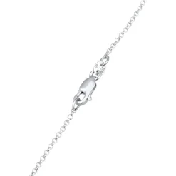 Elli Halskette Herz Lab Grown Diamanten (0.18 ct) 925 S silber Mittellange Halskette