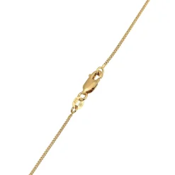 Elli Halskette Panzerkette Basic Klassik 375er Gelbgold gold Kurze Halskette
