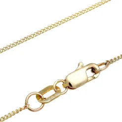 Elli Halskette Wünschelrute 375 Gelbgold gold Mittellange Halskette