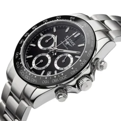 Elysee Die SPORT CHRONO CERAMIC ist eine sportliche 6-Zei schwarz Quarzuhr