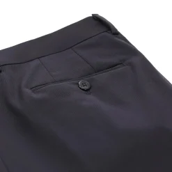 Emanuela Caruso Zweiteiliger Anzug Aida aus Wolle blau Hosenanzug