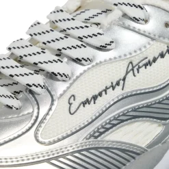 Emporio Armani Aura Sneaker Silver Low-Top-Sneaker