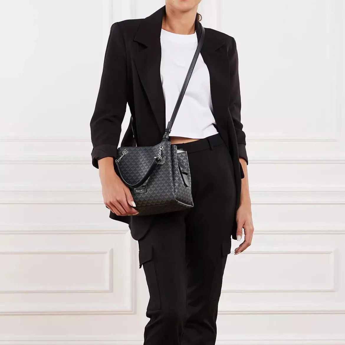 Emporio Armani Borsa Tote Black Crossbody Bag
