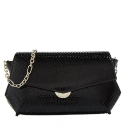 Emporio Armani P69 Shoulder Bag Leather Black Crossbody Bag