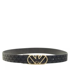 Emporio Armani Women'S Tongue Black Ledergürtel