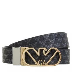 Emporio Armani Women'S Tongue Black Ledergürtel