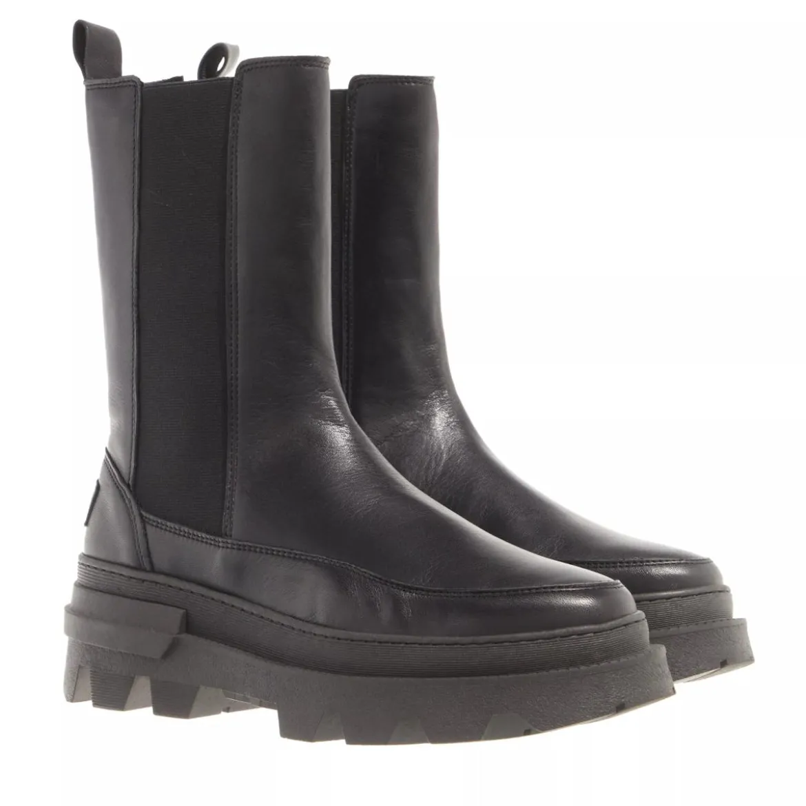 Espadrij l’originale Chelsea Mid Boot Noir Chelsea Boots