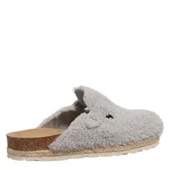 Espadrij l’originale Cloq Curly Gris Hausschuhe