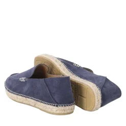 Espadrij l’originale Loafer aus Veloursleder mehrfarbig Schnürschuhe