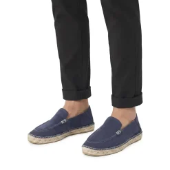 Espadrij l’originale Loafer aus Veloursleder mehrfarbig Schnürschuhe