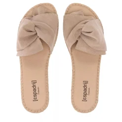 Espadrij l’originale Plage Boucle Velour Beige Slides