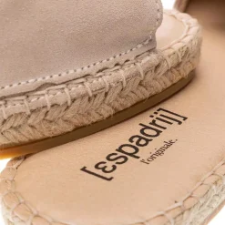 Espadrij l’originale Plage Boucle Velour Beige Slides