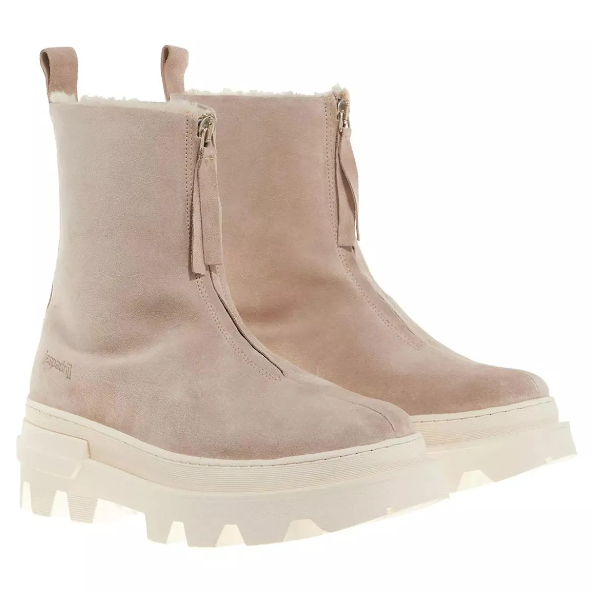 Espadrij l’originale Zipper Bootie Beige Stiefeletten