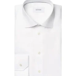 Eton Contemporary-Fit Twillhemd Weiß Hemd