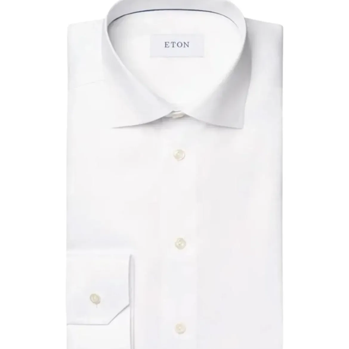 Eton Contemporary-Fit Twillhemd Weiß Hemd