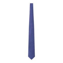 Eton Krawatte mit geometrischen Muster Blau Krawatte