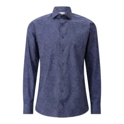 Eton Slim-Fit Hemd mit Paisley-Print Blau Hemd