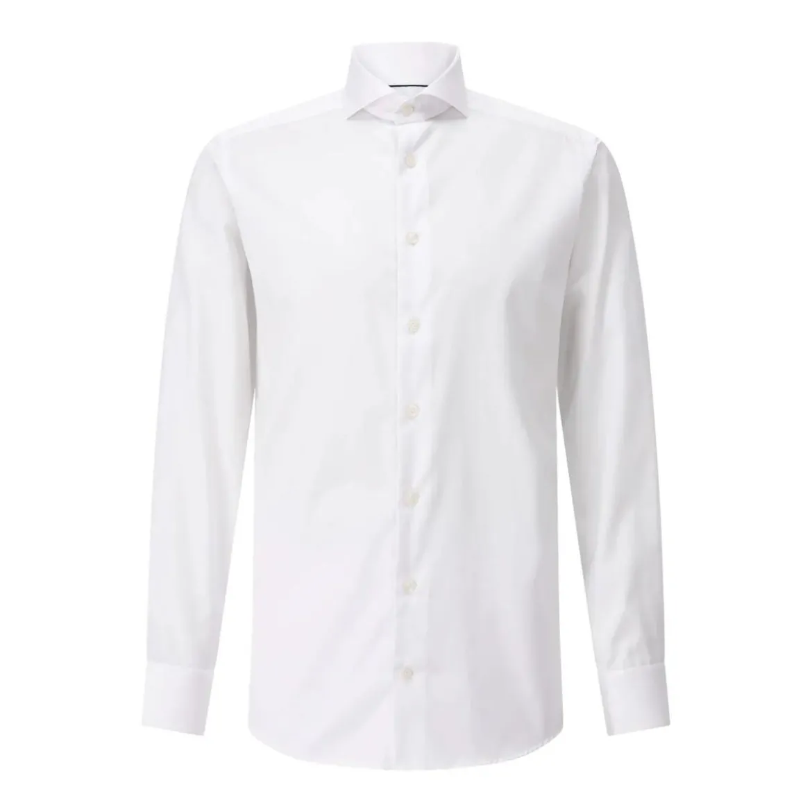 Eton Slim-Fit Twillhemd Weiß Hemd