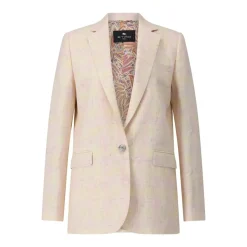 Etro Blazer aus Tweed pink Blazer