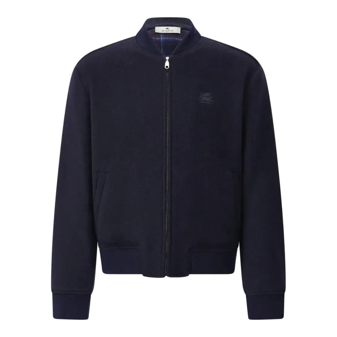 Etro Blouson aus Woll-Mix blau Blouson