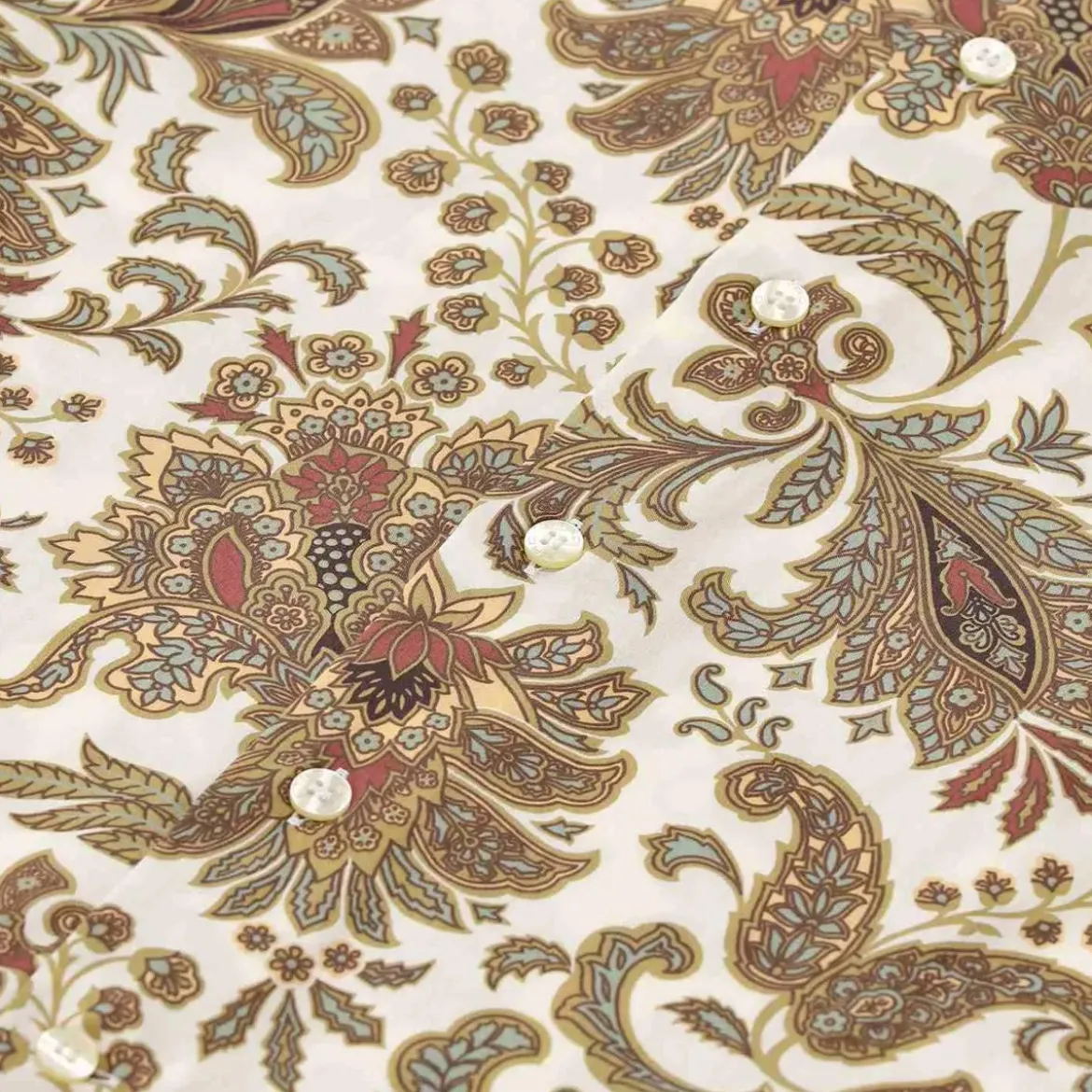 Etro Freizeithemd mit Paisley-Muster grün Hemd